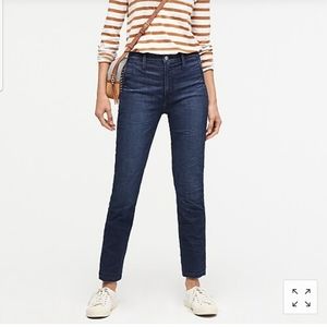 JCrew Vintage Straight Trouser Jean Deep Sea Wash